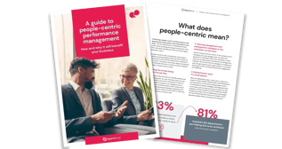 Thumbnail image for guide on people-centric performance management, focusing on empowering managers to drive employee growth through meaningful 1:1s